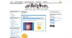 Desktop Screenshot of dailyscoff.com